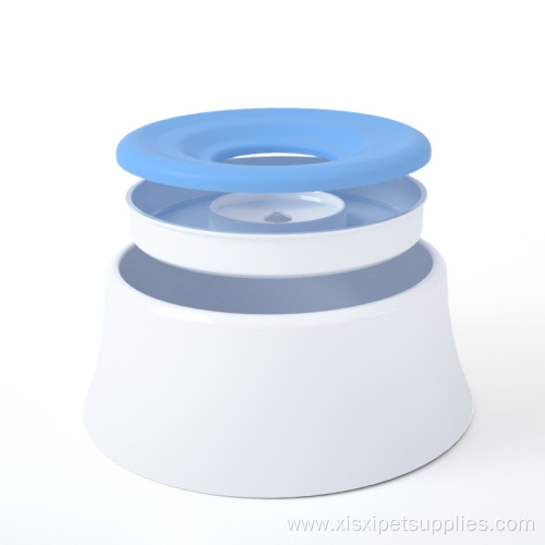 Splash prevent Floating pet drinking water dispenser bowl